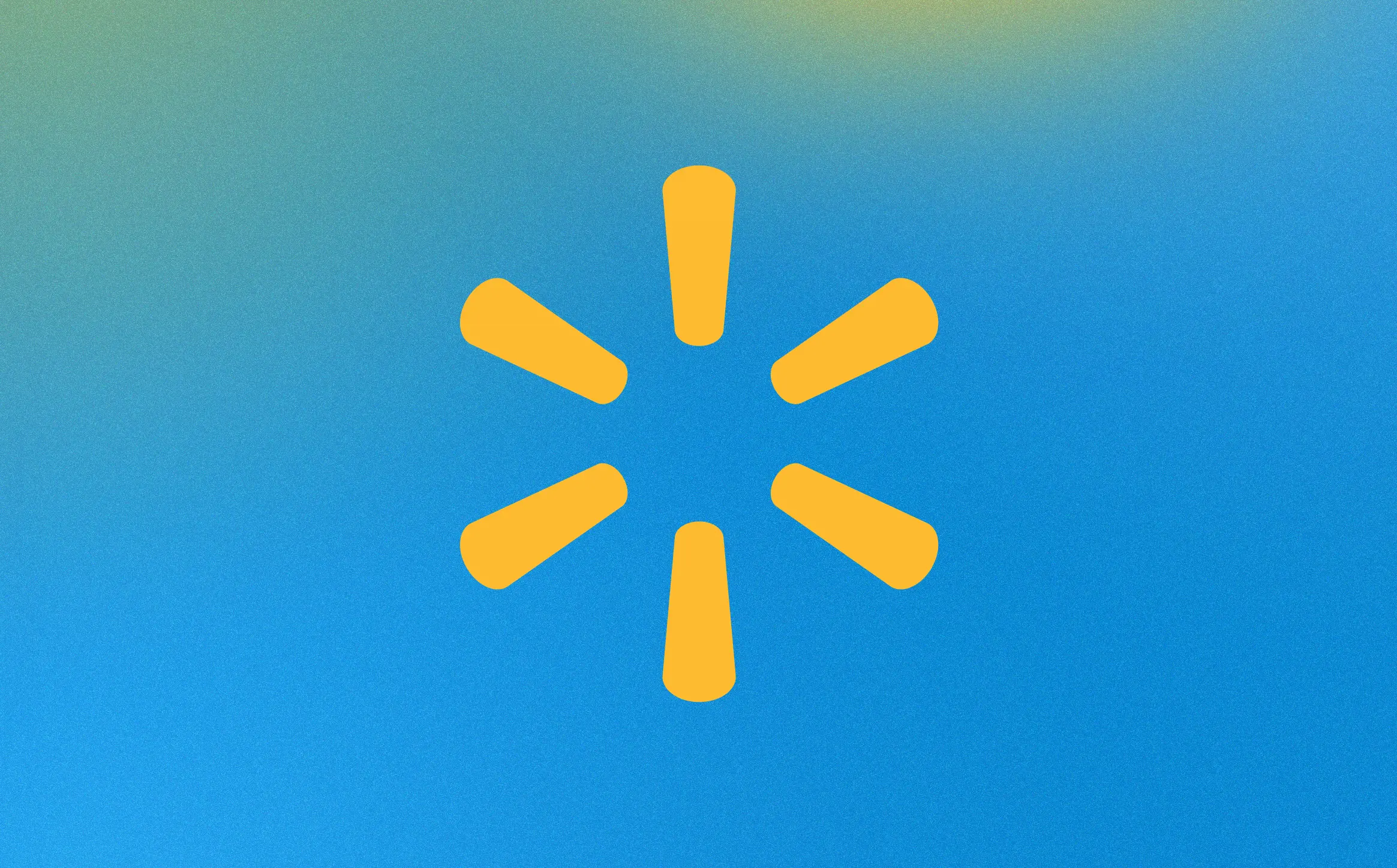 Walmart spark symbol on a textured blue background